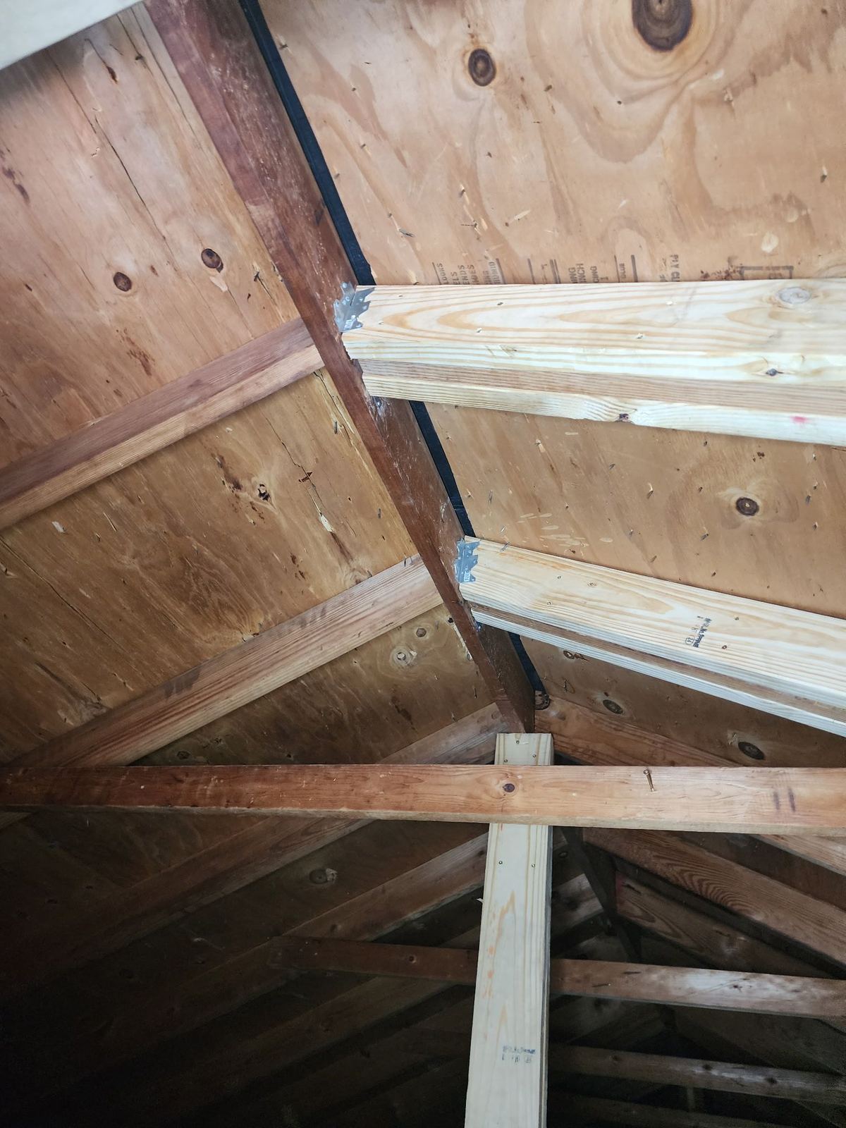 Structural roof repair by Austin Area Roofers · photo curated by Dennis White from a recent CompanyCam project